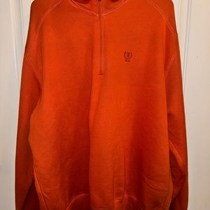 IZOD XXG Orange Long Sleeve Zip Up Jacket Gently Used